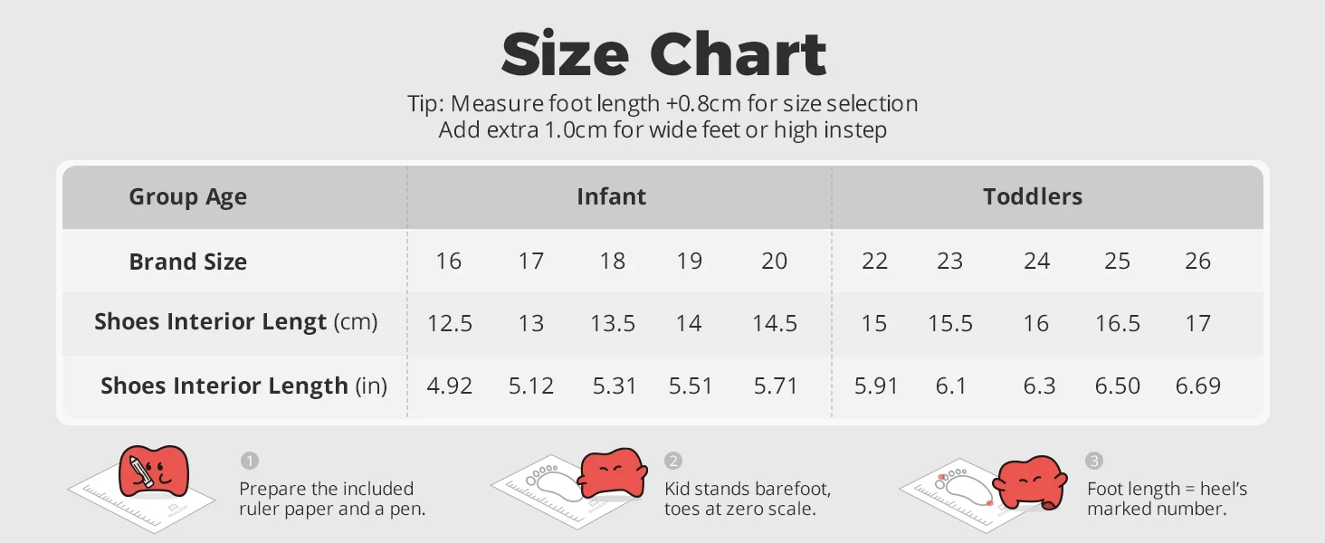 MUTOON EDM2589160 brand size chart
